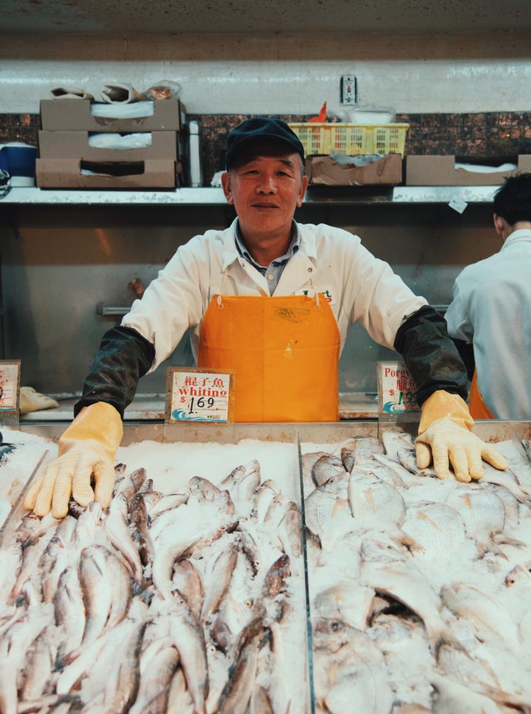 China, the global largest seafood market.
